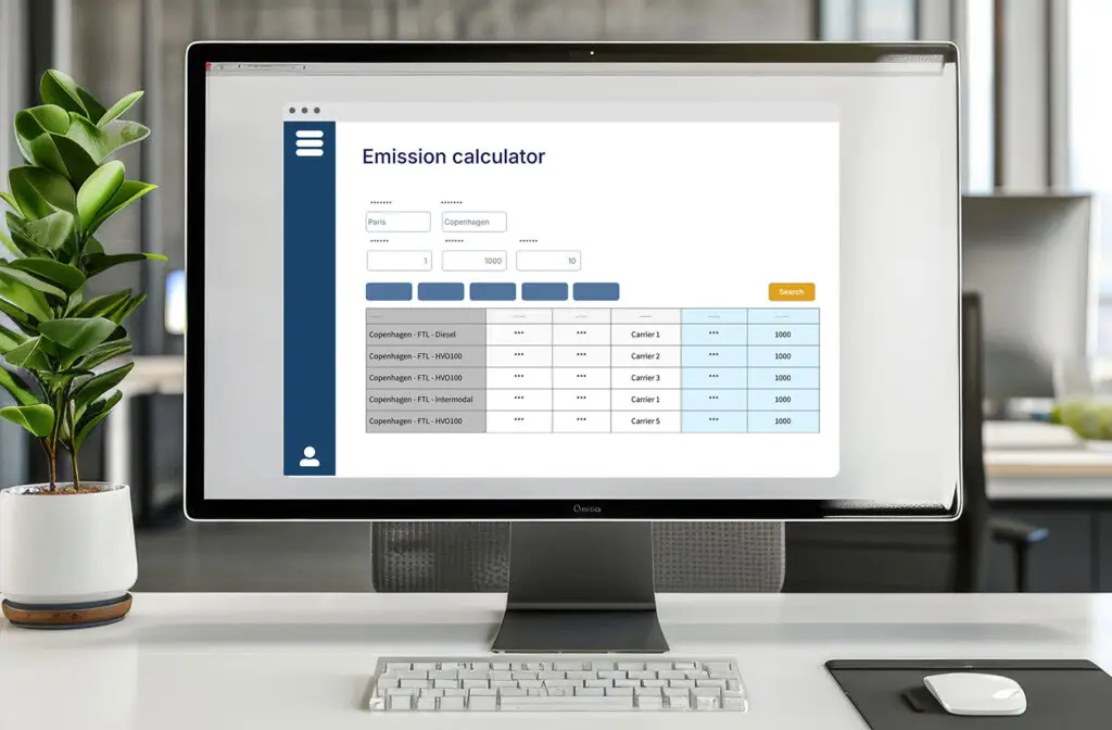 a computer monitor with a calculator and a keyboard