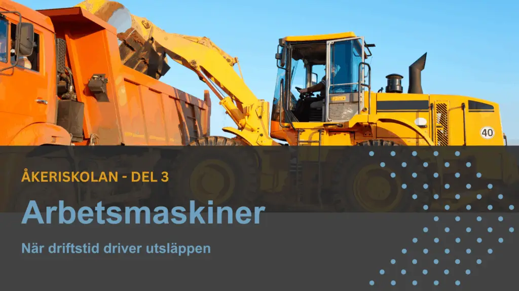 Arbetsmaskiner - Stationary Vehicles